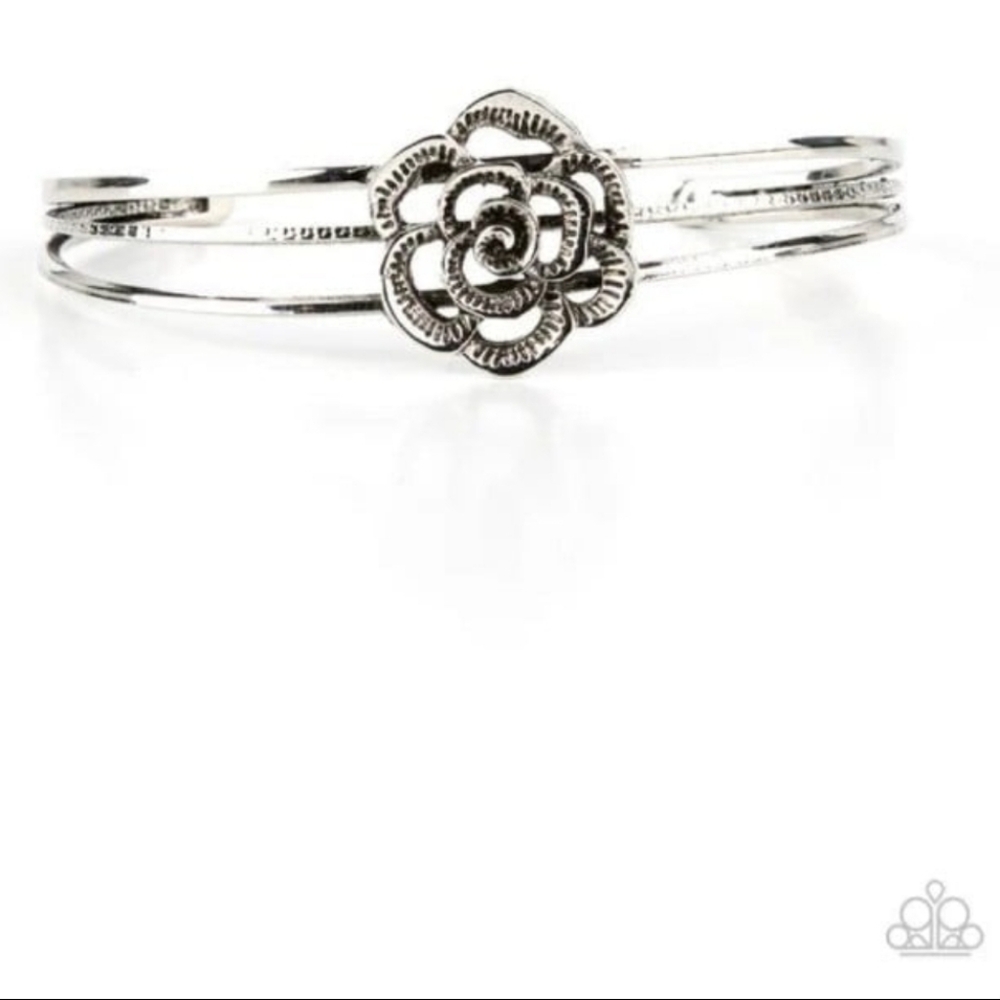 Rosy Repose Silver Bracelet Fashion Cuff Jewelry